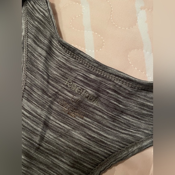 Reebok Gray Racerback Workout Tank Top - Picture 9 of 9